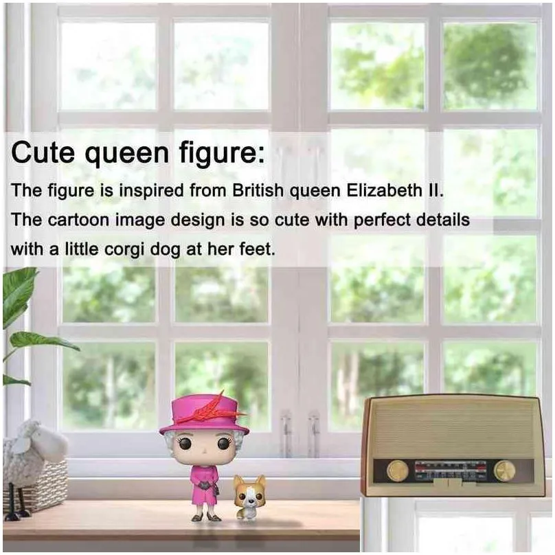 Decorative Objects & Figurines Decorative Objects Figurines British Queen Figure Doll Ornament Uk Elizabeth Ii And Corgi Collection De Dhrn4