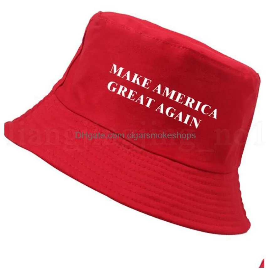 Party Hats Make America Great Again Hat Donald Trump Bucket 3 Color Men Women Summer Kka6637 Home Garden Festive Party Supplies Otp5Z