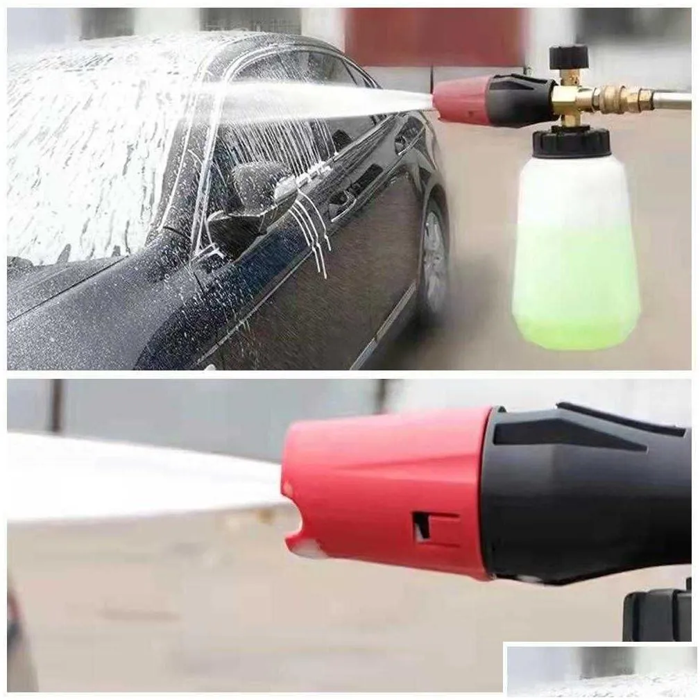  car wash accessories high pressure washer foam cannon snow foam lance 1/4 quick connection for car wash water gun