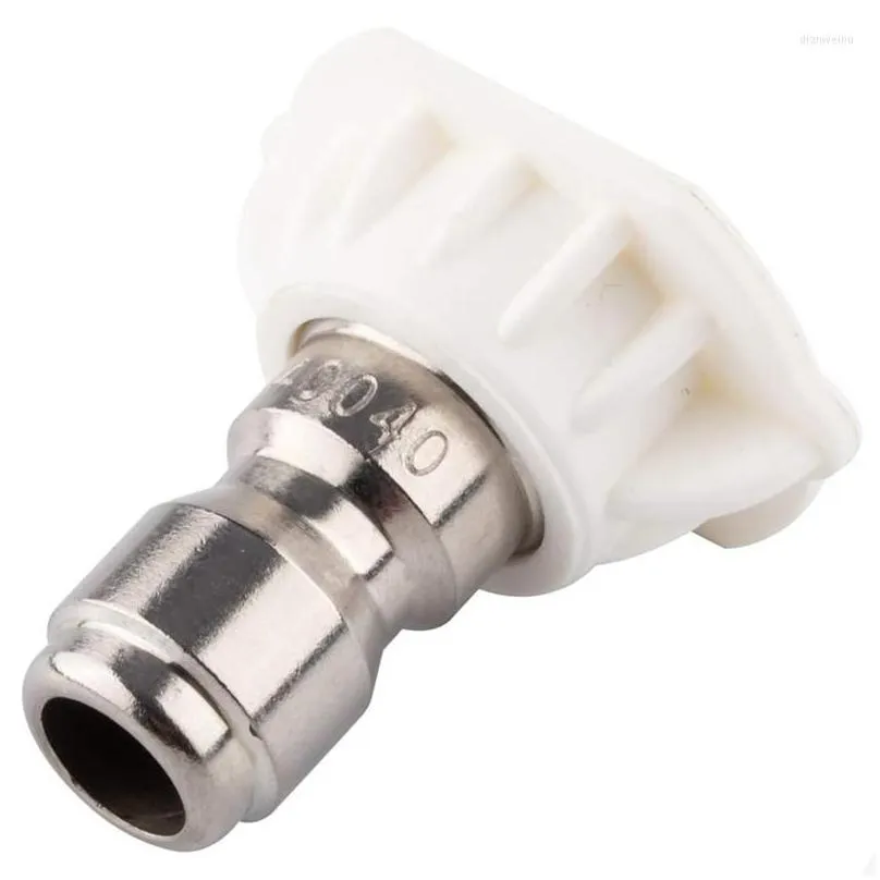 lance cs-1040 40-degree spray tips with 1/4 inch quick connect fitting 4.0 orifice and pressure washer rated 6200 psi 5-pack