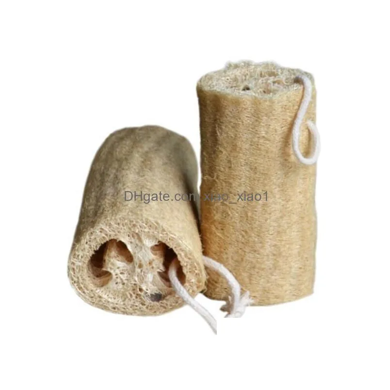 5 inch natural loofah sponge bath shower luffa dish cleaning brush 0105