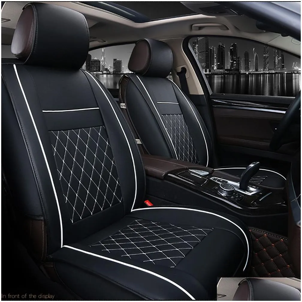 cushions covers pu leather car seat protector automobile cushion pad mat for auto front interior accessories covers