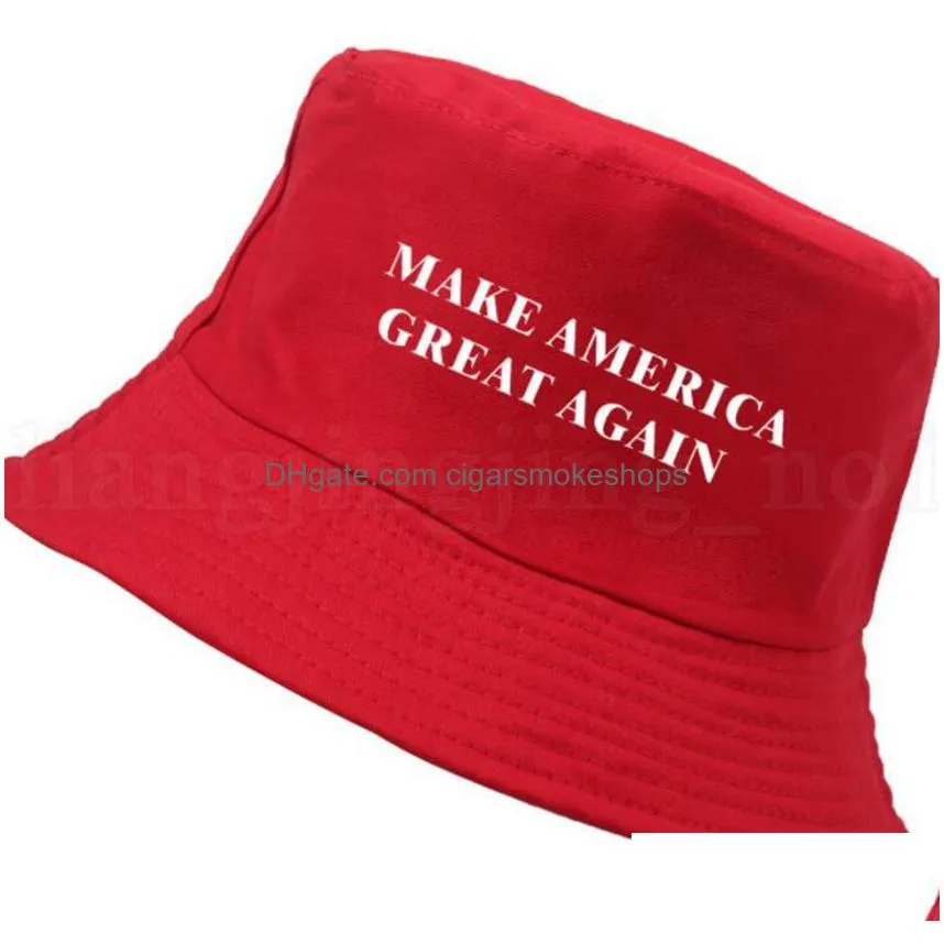 Party Hats Make America Great Again Hat Donald Trump Bucket 3 Color Men Women Summer Kka6637 Home Garden Festive Party Supplies Otp5Z