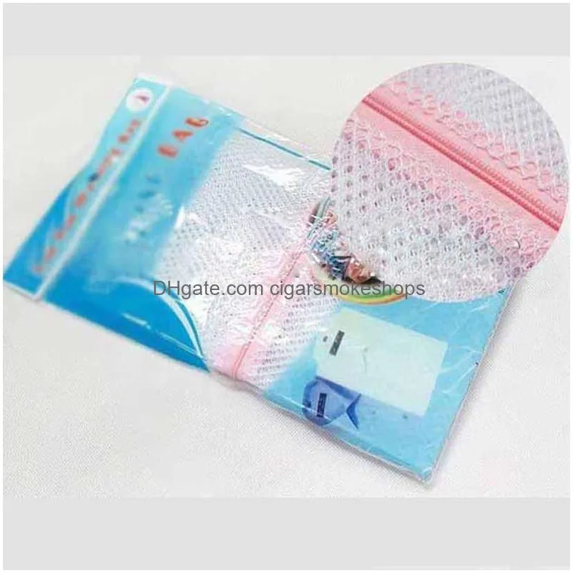 Laundry Bags Wholesale Laundry Mesh Bag Underwear Clothes Aid Bra Socks Washing Hine Net H210471 Home Garden Housekeeping Organization Dheup