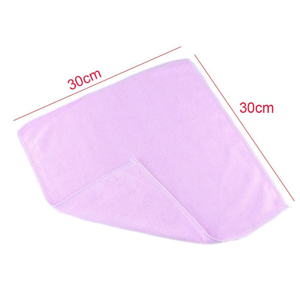 1pcs microfiber wash clean towels car cleaning duster soft cloths 30x30cm