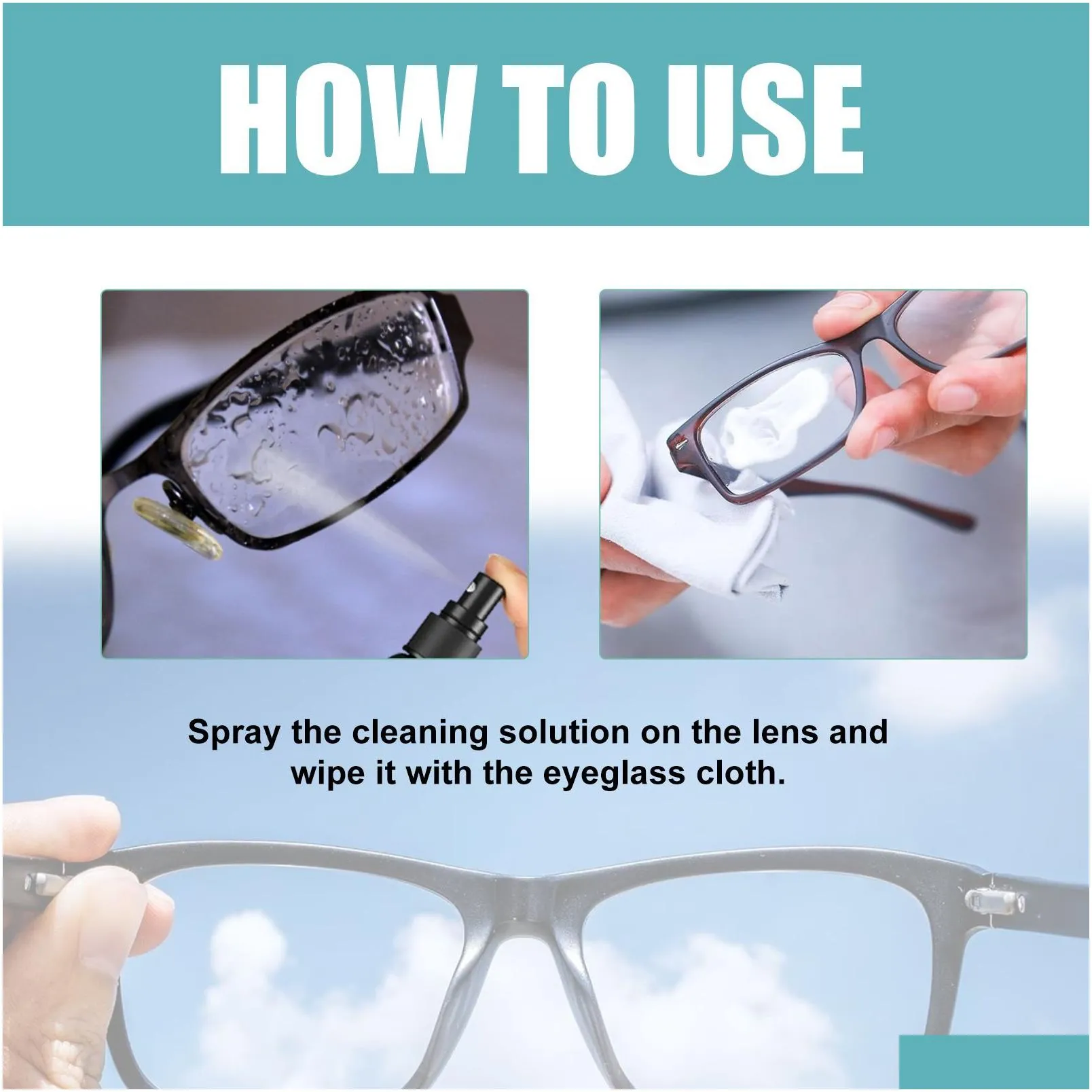 Vacuum Parts & Accessories Clear Accessories Lens Cleaning Kit Effective Eyeglass Tool Powerf Home Garden Housekeeping Organization Cl Dh5Nb