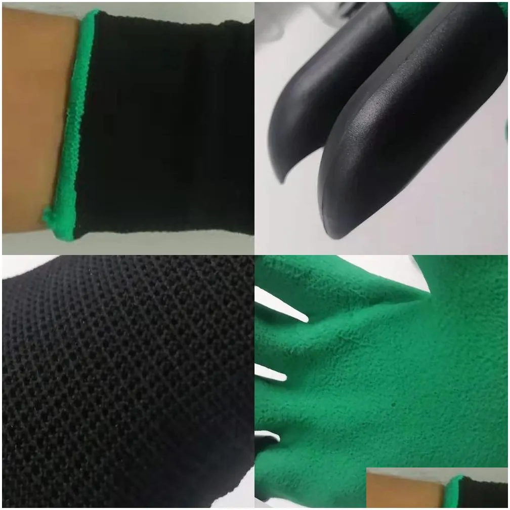 Other Garden Tools Freight Yegbong Oem  Gardening Soil Planing Gloves Planting Vegetables And Flowers Digging Wear-Resistant Non-Sl Dhvxm