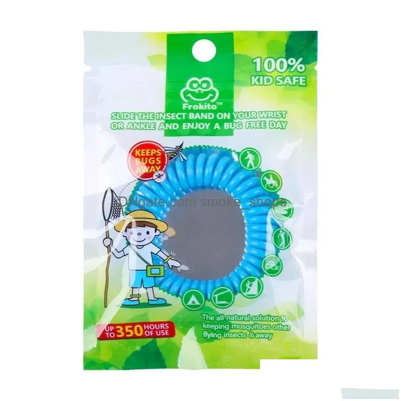anti- mosquito repellent bracelet bug pest repel wrist band insect mozzie keep bugs away for adult children mix colors dhs
