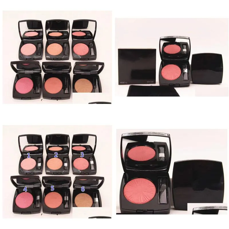face blusher lovely palette makeup blush powder harmonie de blush 2g 6pcs