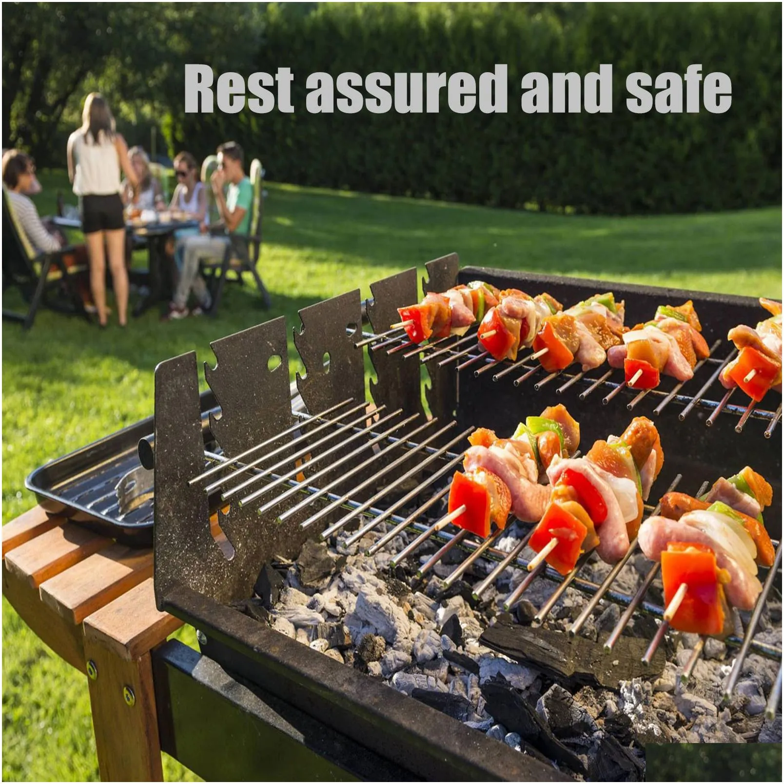 Bbq Tools & Accessories Freight Yegbong Oem  Bbq Accessories Outdoor Temperature Resistant Fireproof Mat Glass Fiber Fire Pit Barbe Dhhmw
