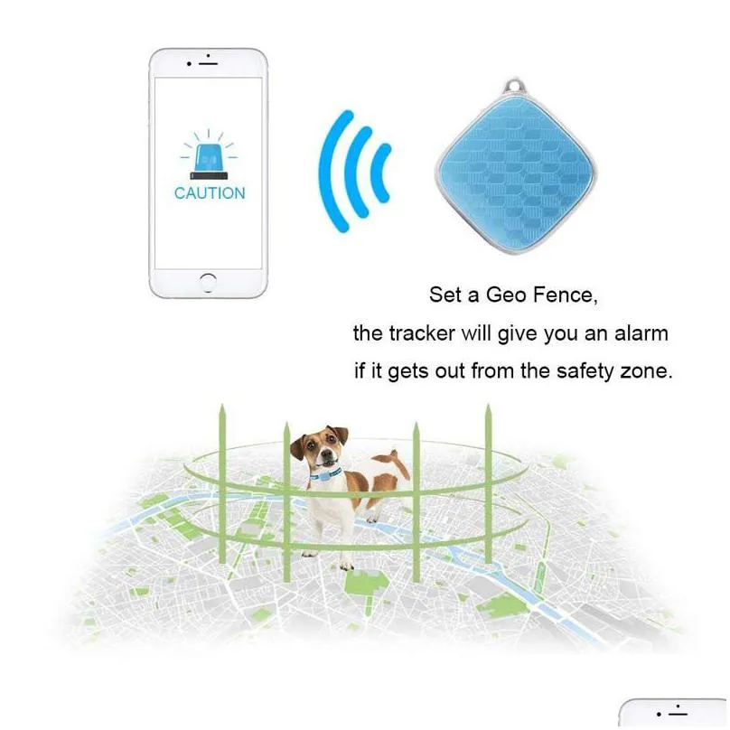 mini pets gps tracker gsm/gprs real time locator dual purpose waterproof tracking devices for kids children pets cats vehicles