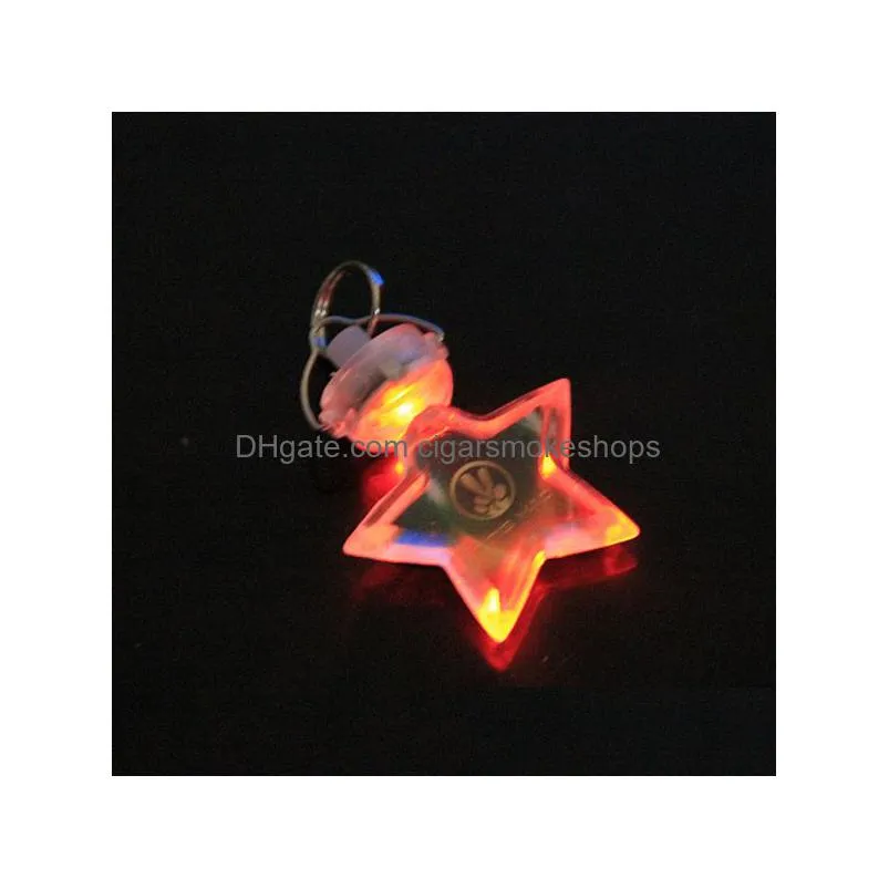 Dog Tag,Id Card Led Flashing Dog Tag Pet Name Id Paw Star Heart Round Bone Home Garden Pet Supplies Dog Supplies Dhwoe