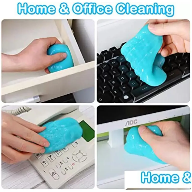 cleaning gel for car magic dust remover gel auto air vent interior home office computer keyboard clean tool