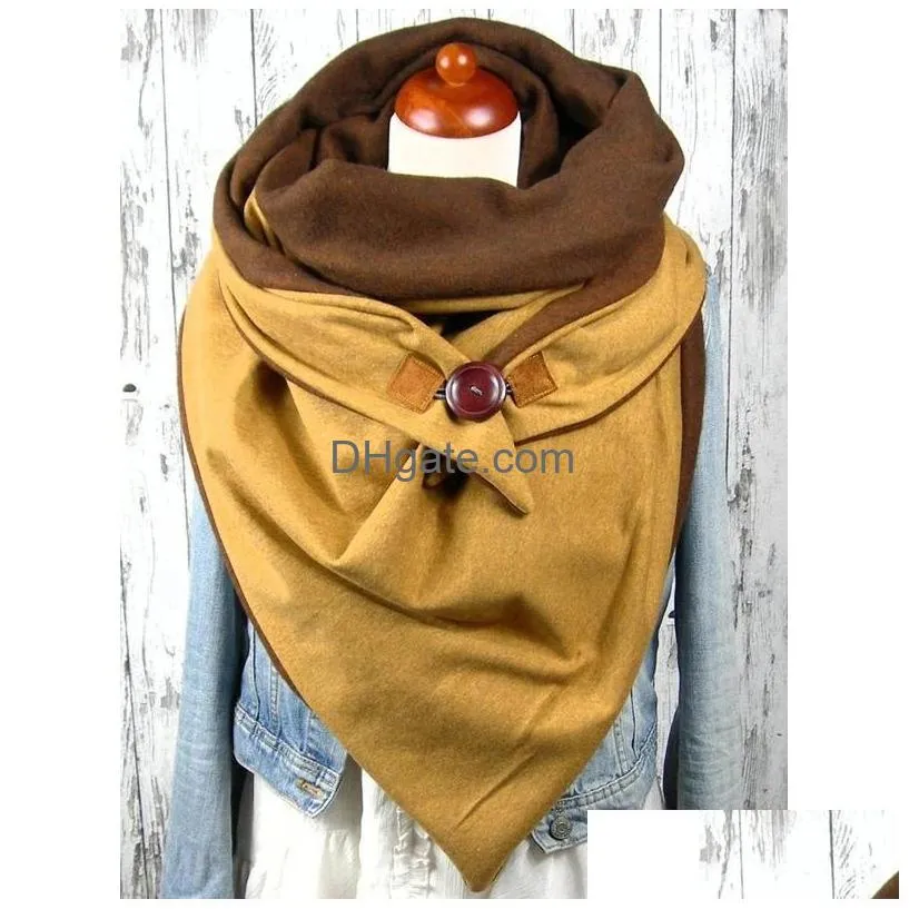 Scarves Cotton Blends Women Men Long Autumn Winter Outdoor Fashion Print Warm Scarf High Quality Male Simple Casual Shawl 158Cm1 Dro Dhib5