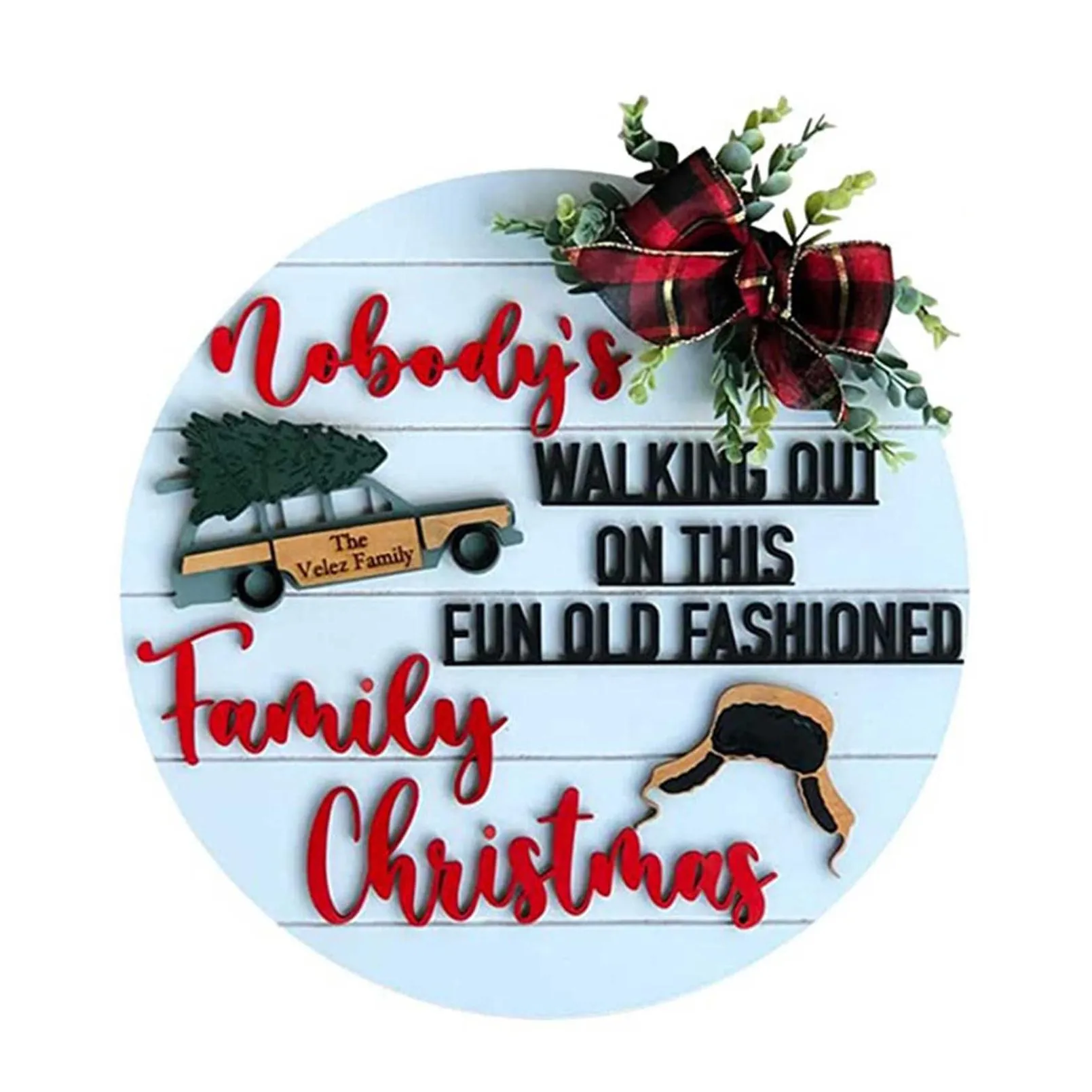 Christmas Decorations Christmas Decorations National Lampoons Vacation Theme Door Hanger Lampoon Home Garden Festive Party Supplies Dhf3Y