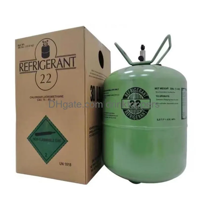 freon steel cylinder packaging r404 30lb tank cylinder refrigerant for air ship conditioners