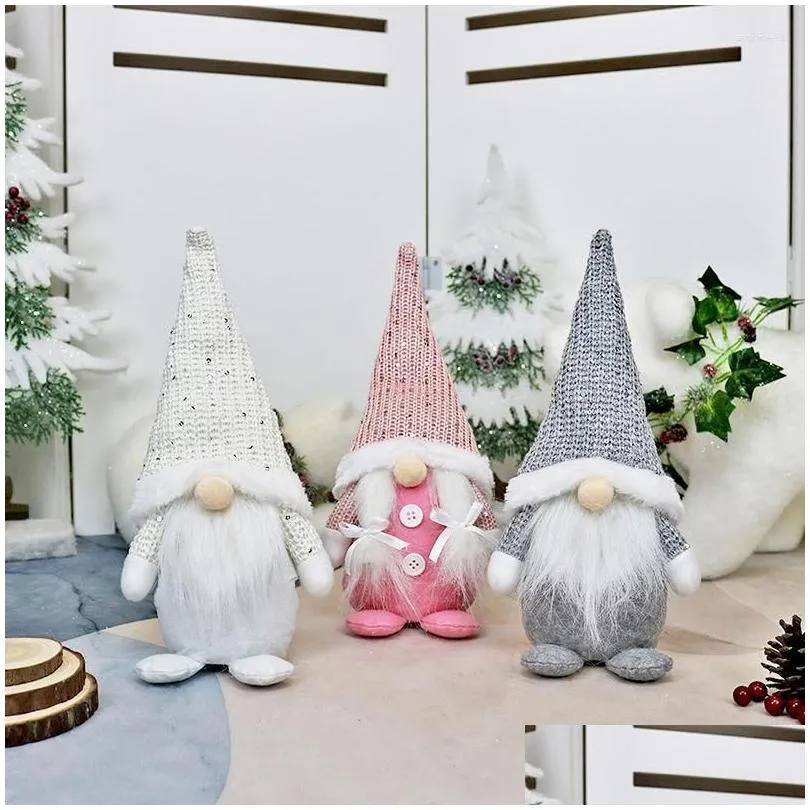 christmas decorations gnome 2023 faceless doll merry for home ornament happy year 2024 noel xams