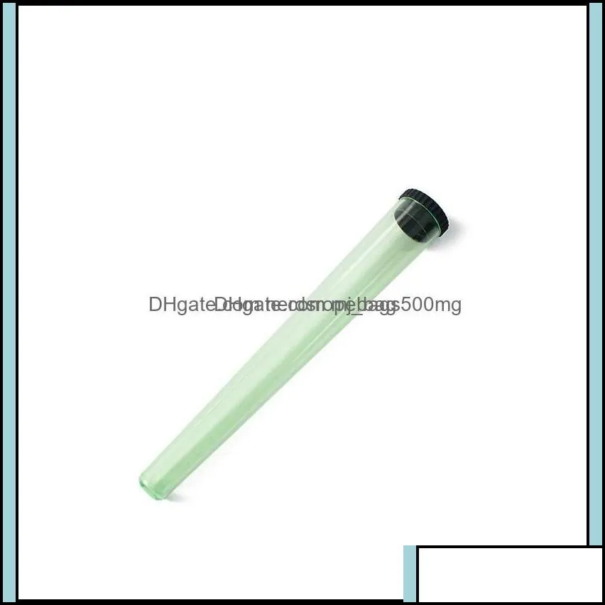 packing bottles office school business industrial 110mm pre roll packaging plastic conical preroll doob tube joint holder smoking cones