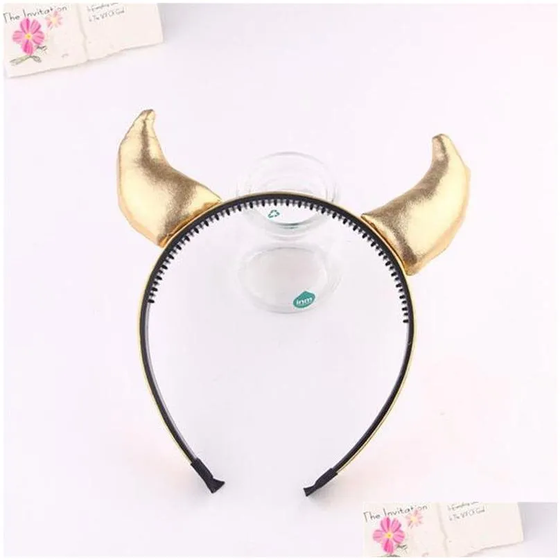 headband deer antler devil horn cartoon hairbands kids adults hair party dress christmas halloween navidad1314x