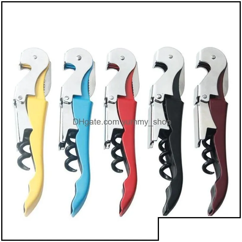 openers wine opener stainless steel corkscrew knife bottle cap tainless candy color mtifunction drop delivery home garden kitchen din