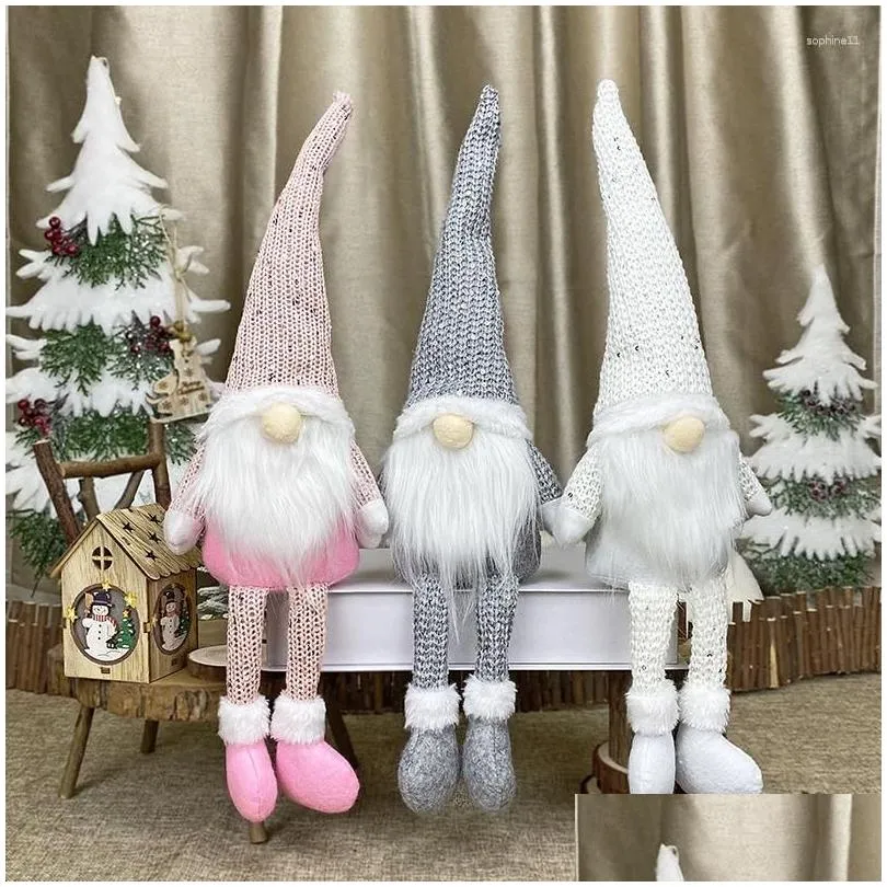 christmas decorations gnome 2023 faceless doll merry for home ornament happy year 2024 noel xams