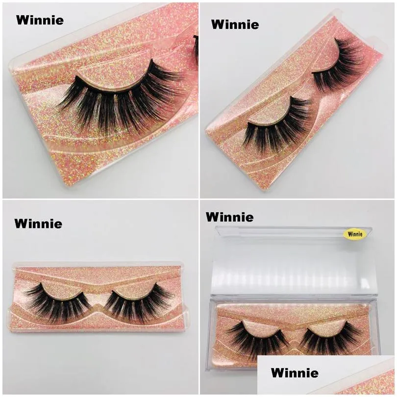 1pair/lot eyelashes 3d mink eyelashes long lasting false eyelashes reusable 3d mink lashes lash extension make up fake eye lashes