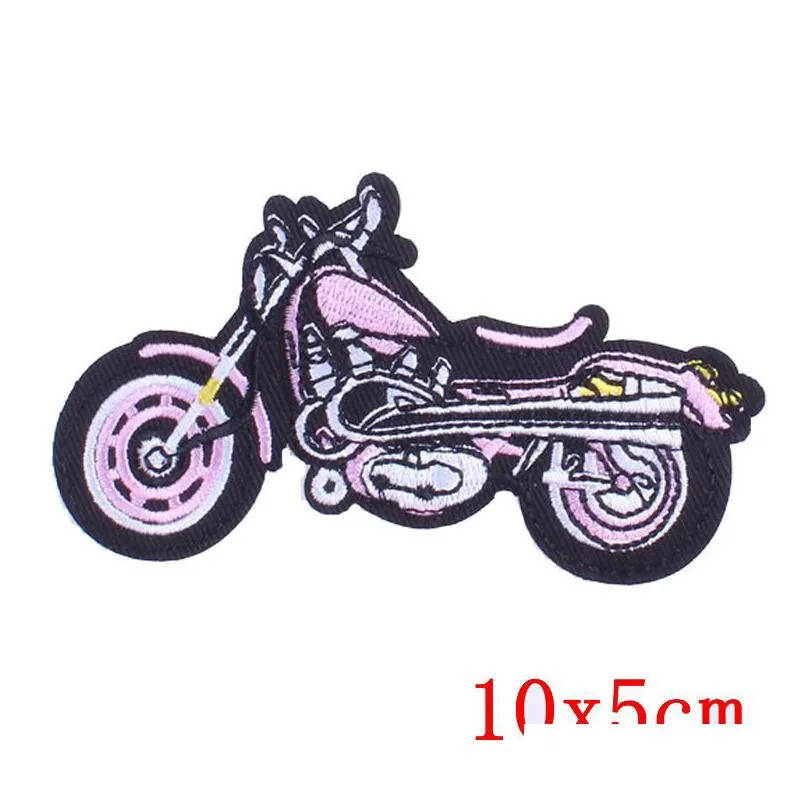 notions iron on embroidered cool motorcyclees for clothing applicable to badge iron on emblem applique diy accessories for jacket clothes