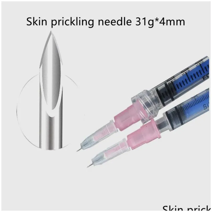 korea disposable sterile meso nano skin needle 31g 4mm 34g 1.5/4mm skin gel 220816