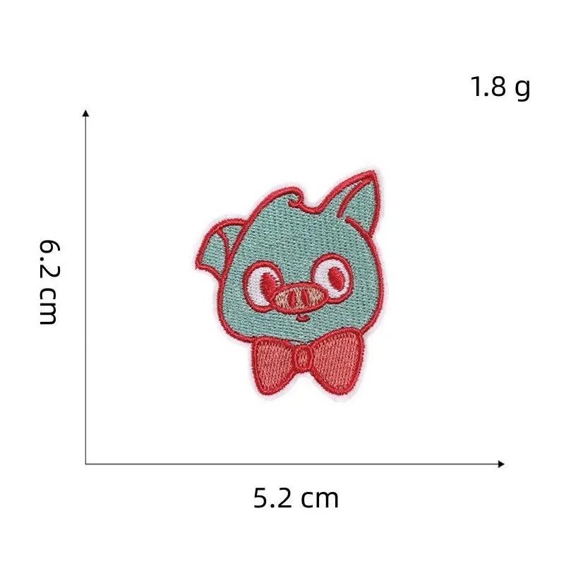 notions cartoon eyes iron ones cute animals embroidered sewing applique for clothes jackets vest backpacks decoration