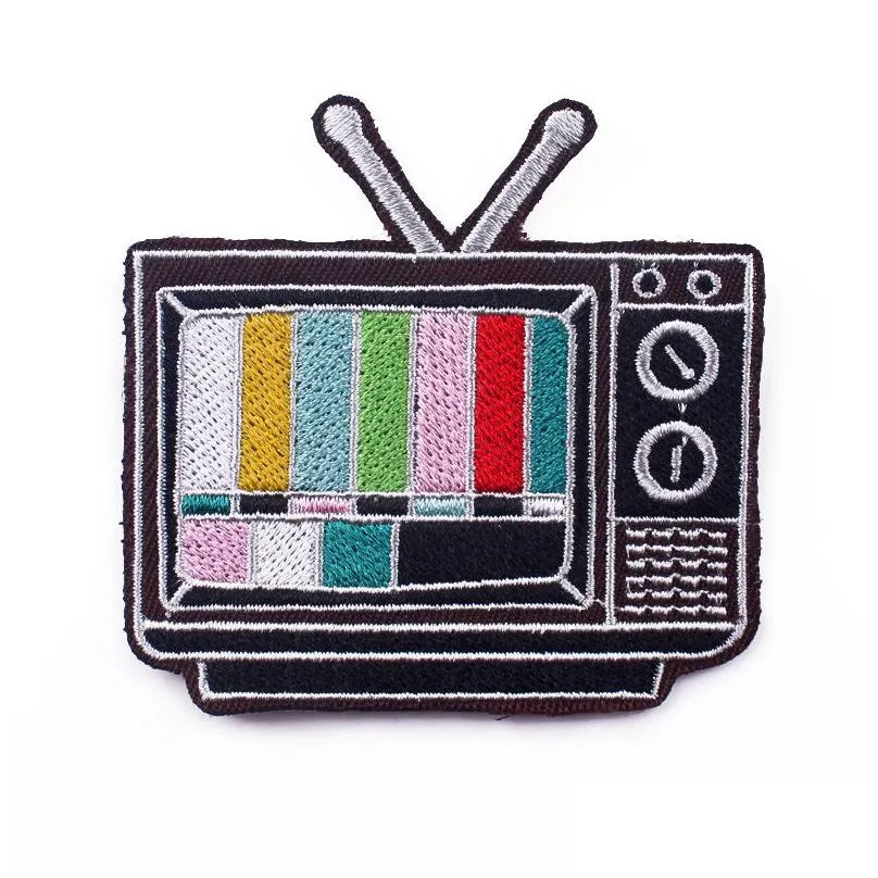 sewing notions hippie letter embroideredes for clothing tv badge apparel stickers applique stripes diy biker on clothes