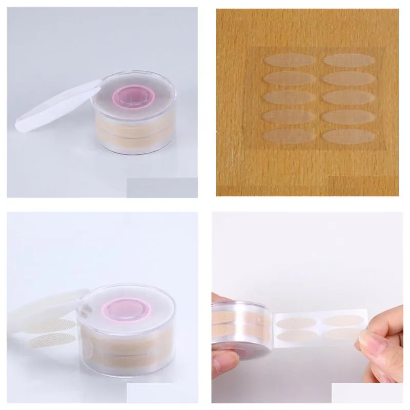 Eyelid Tools Instant Invisible Eyelid Tape Eye Lift Adhesive Waterproof Long Lasting Double Makeup Stickers Beauty Health Beauty Makeu Dhxsj