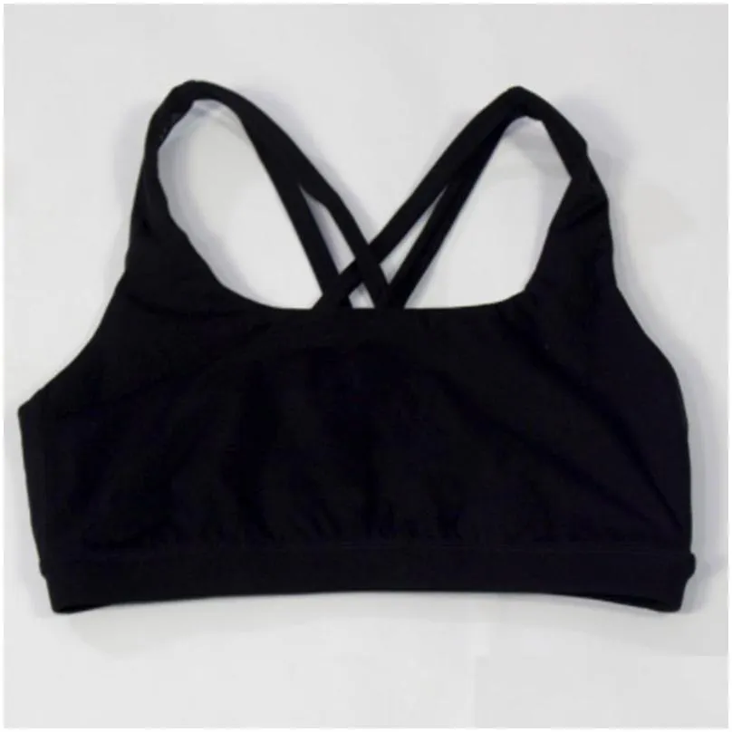 Yoga Outfit Lu-088 Woman Sports Top Yoga Bra Without Underwire Womens Vest Seamless Tops Underwear Gym Clothing For Fitness Sports Out Dhsl2