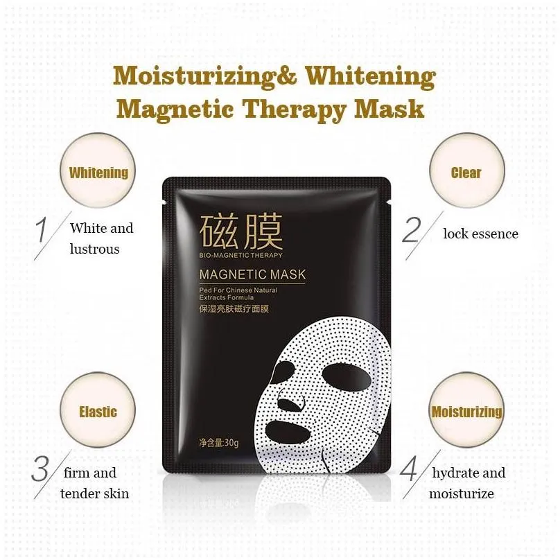 bioaqua hydrating magnetic face mask peel off cleansing moisturizing oil control pores for facial skin care with magnets