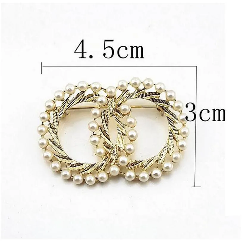 twin garland brooches for women retro clothing accessories pearl brooch pins female personality jwelry corasge gift bulk price