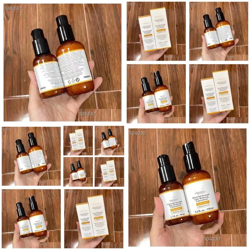 top quality brand powerful strength line reducing concentrate 12.5% vitamin c serum  serum 100ml dermatologist solutions