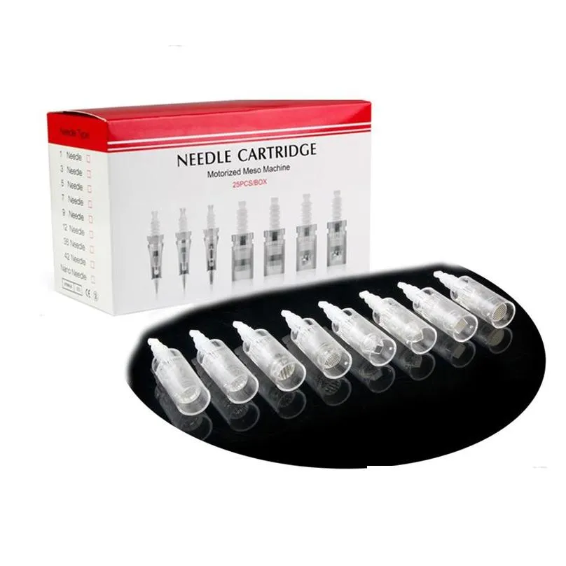 stock 3/5/7/9/12/36/42 pins needle cartridge for dr. pen a6 dermapen microneedling derma pen dhs 7 days delivery