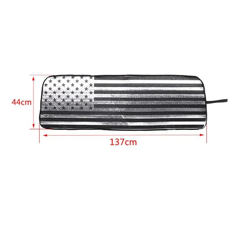 car sunshade front windshield visor american flag sun visor mat for jeep wrangler jl 2018add car accessories