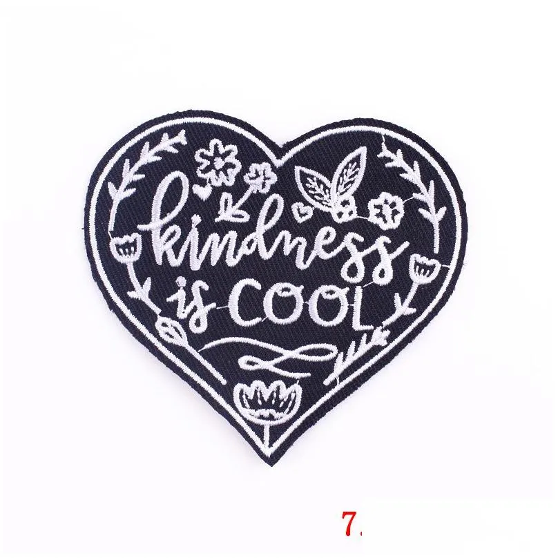 sewing notions hippie letter embroideredes for clothing tv badge apparel stickers applique stripes diy biker on clothes