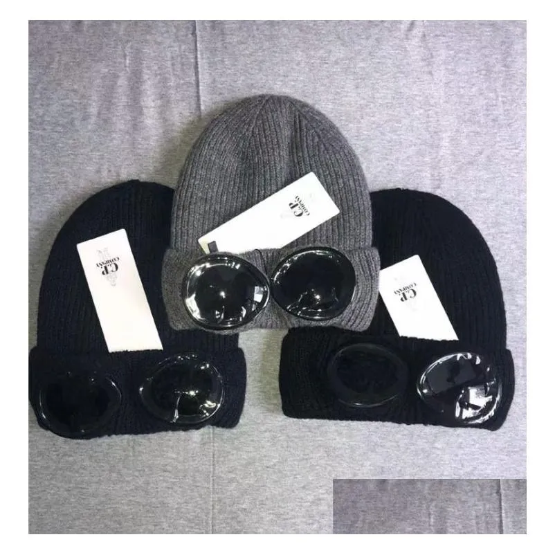 two glasses  beanies autumn winter warm ski hats knitted thick skull caps cp hat goggles beanies2856774