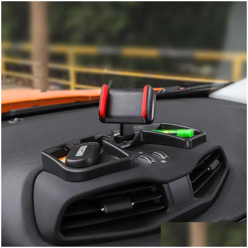 abs interior car dash phone holder mount storage tray kit black for jeep renegade 2016add interior accessories