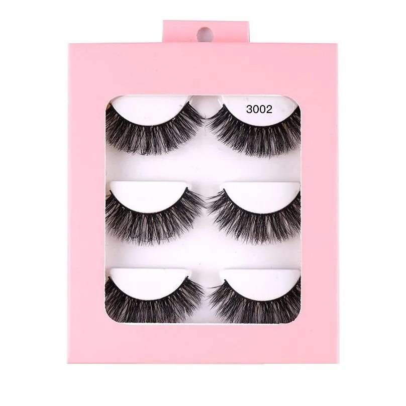 thick multilayer mink fake eyelashes naturally soft vivid reusable handmade russian curly lashes full strip lash extensions makeup