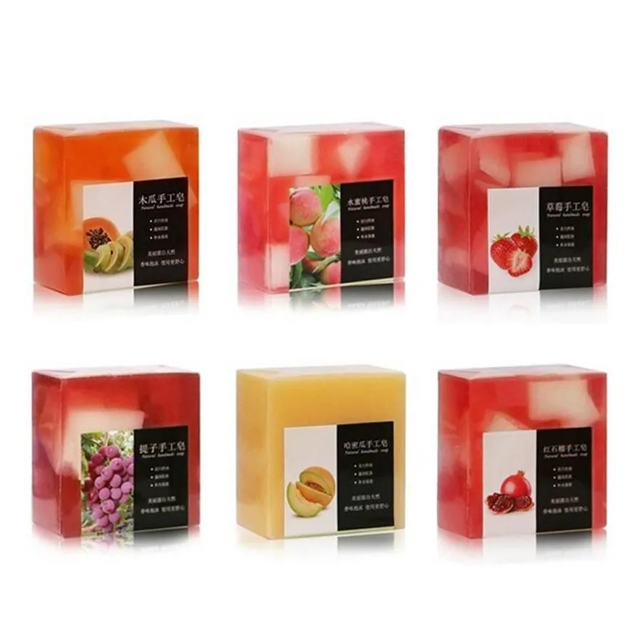 papaya  cherry fruit handmade soap oil controlskin care cleansing264l