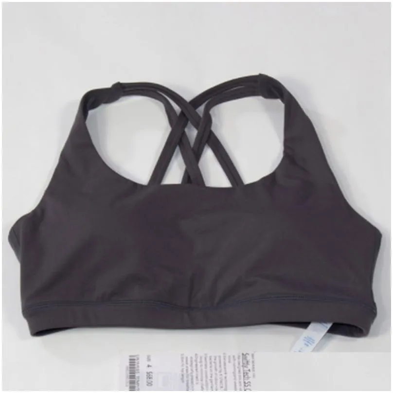 Yoga Outfit Lu-088 Align Womens Yoga Bra Crop Top Gym Clothing For Fitness Female Underwear Yogas Clothes Girls Sportswear Woman Bodic Dhcex