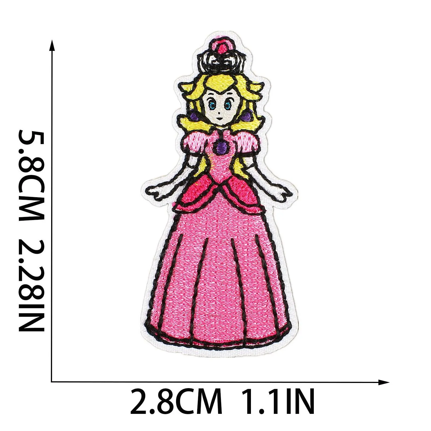 notions iron ones cute cartoon anime embroidered diy applique badge for clothing jackets jeans shirts hats shoes