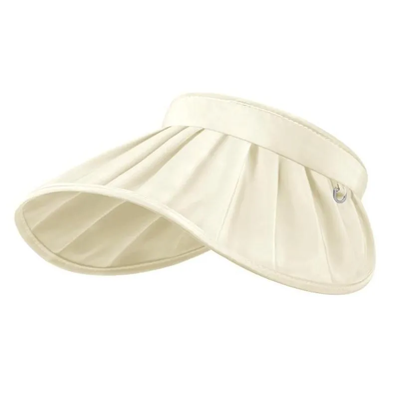 Bandanas Bandanas Foldable Empty Top Shell Hat 2 In 1 Headband Visors For Women Uv Protection Sun Fashion Accessories Hats, Scarves Gl Dhvza