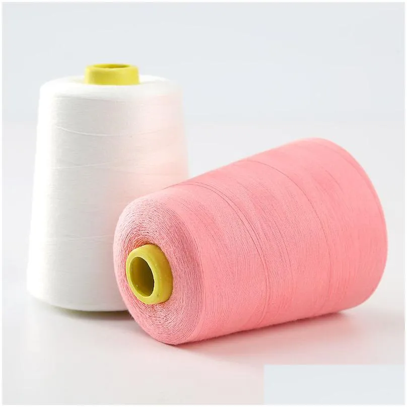 wholesale 8000 yard polyester sewing wearresistin machine embroidery thread multi color quality home textiles