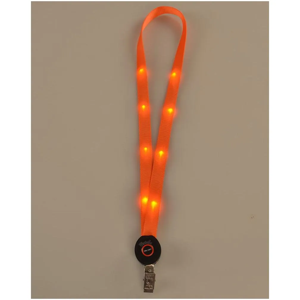 Other Event & Party Supplies Led Light Up Lanyard Key Chain Id Keys Holder 3 Modes Flashing Hanging Rope 7 Colors Sn2731 Home Garden F Dhle3