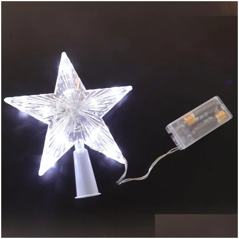 Christmas Decorations Christmas Decorations Led Lighted Star Tree Topper For Home Xmas Top Navidad Ornaments Year Decor Natal Noel Hom Dhivx