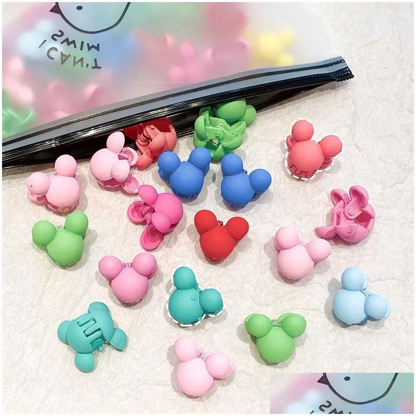 Hair Accessories Hair Accessories Girls Cute Colorf Flower Star Mouse Small Claws Kids Sweet Hairpins Heart Rabbit Clips Fashion 408 H Dhqyv