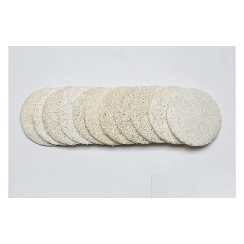 natural loofah facial pads makeup remove scrubber exfoliating face loofah pad small size luffa loofa